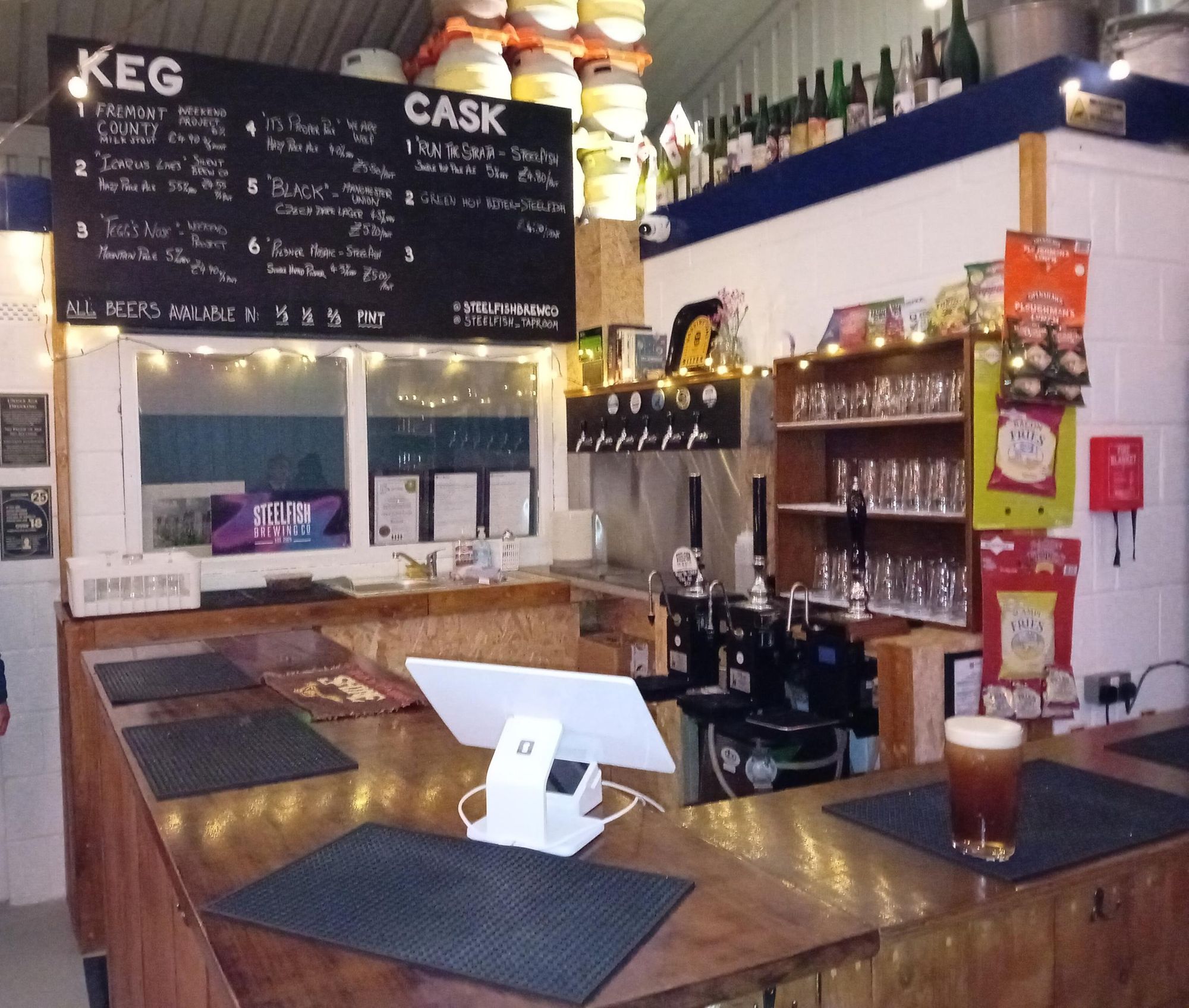 Bar showing 3 handpumps. (Bar, Key). Published on 06-02-2026