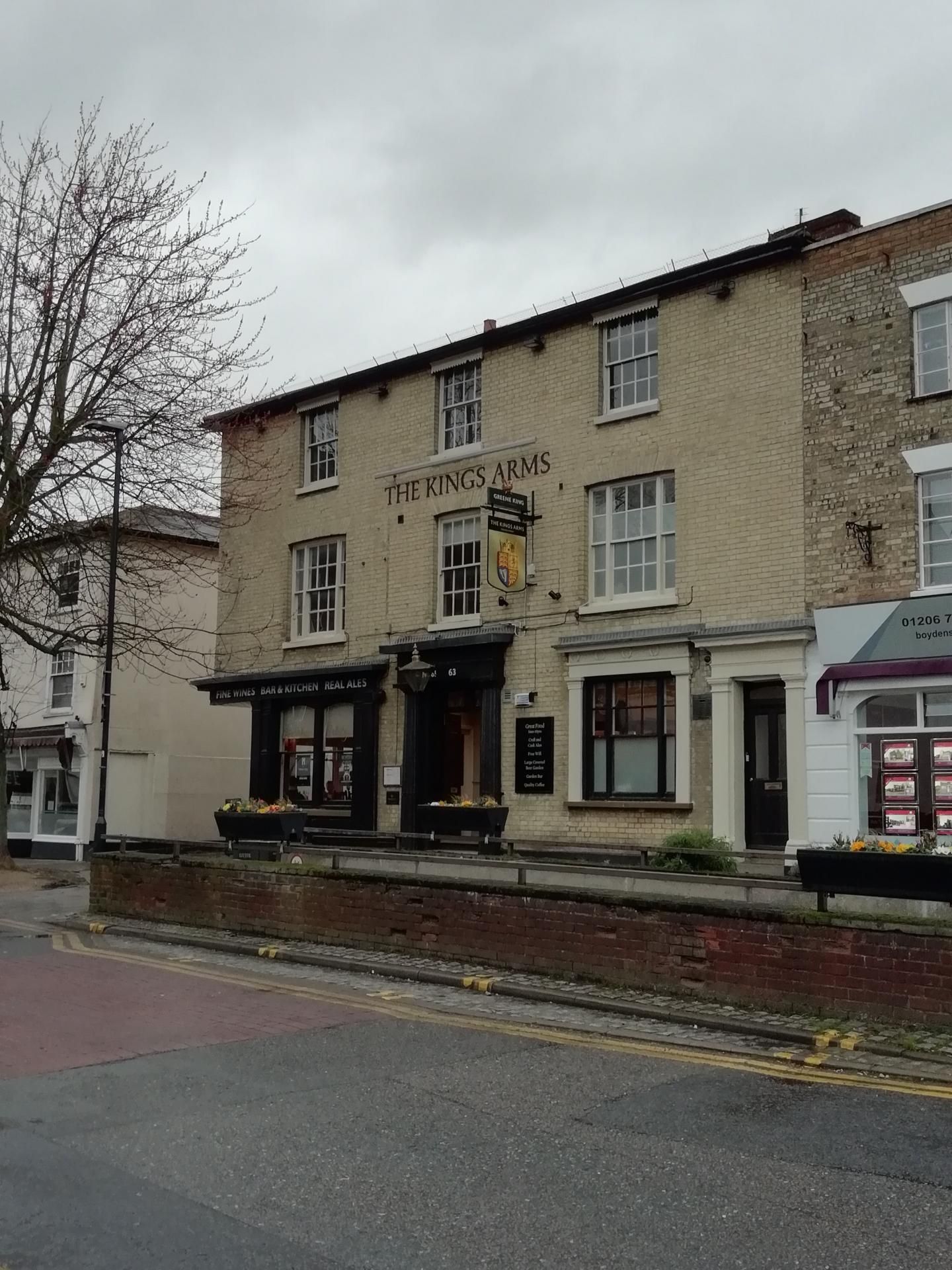 Kings Arms at Colchester. (Pub, External, Key). Published on 01-01-1970