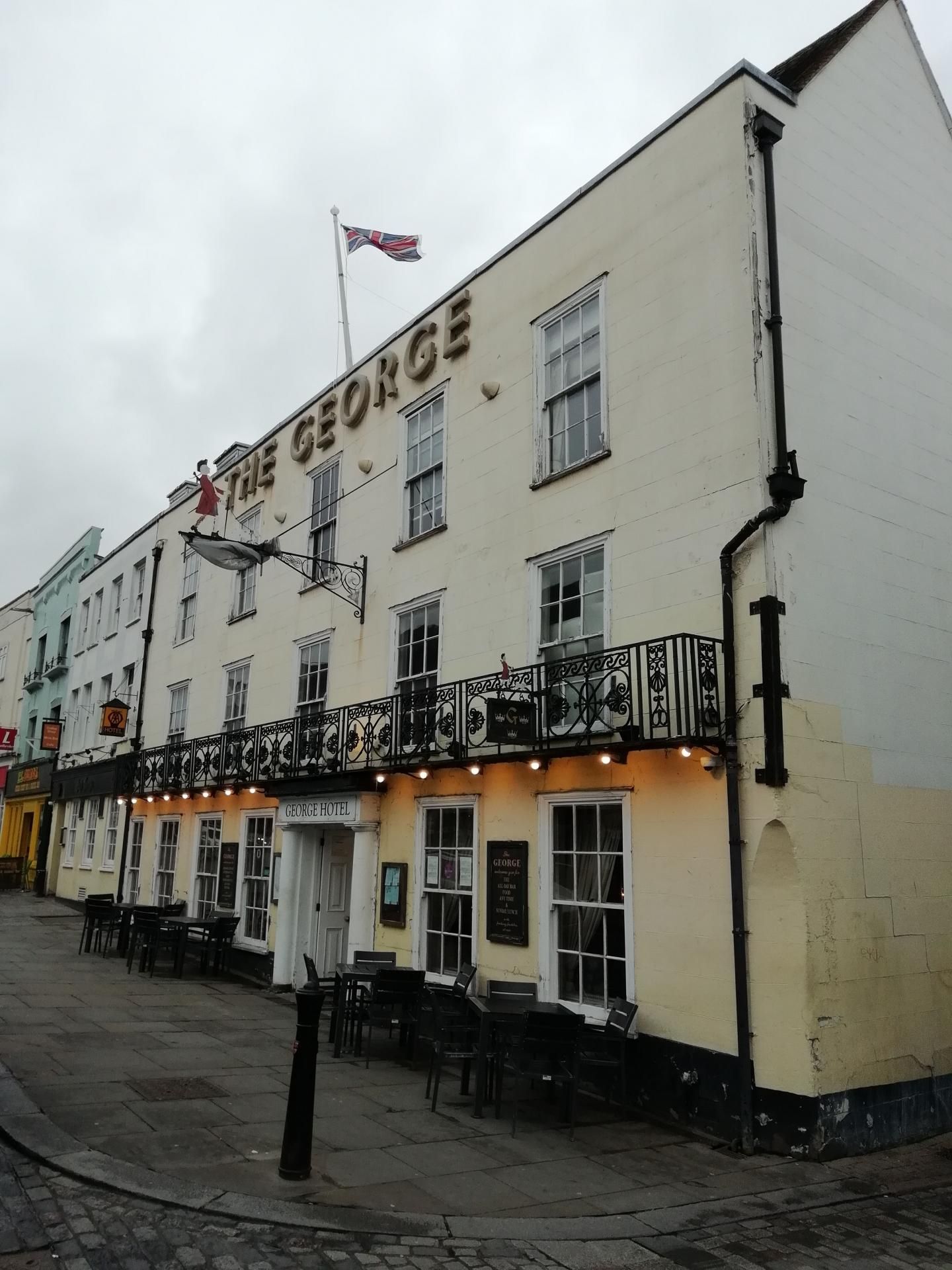 George Hotel at Colchester. (Pub, External, Key). Published on 01-01-1970