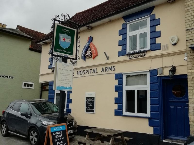 Hospital Arms at Colchester. (Pub, External, Key). Published on 01-01-1970 