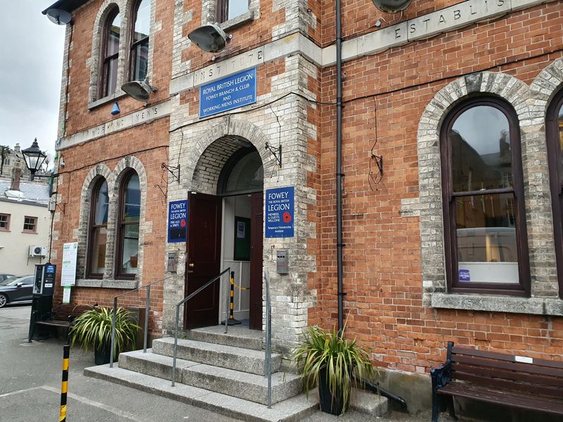 Fowey Royal British Legion Club (Photo: Pete Horn 08/02/2023). (External, Key). Published on 13-02-2023