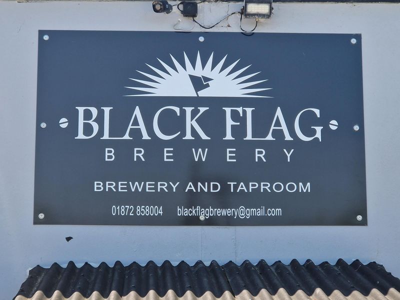Black Flag, Perranporth (Photo: Pete Horn 16/06/2025). (Sign). Published on 24-09-2025 