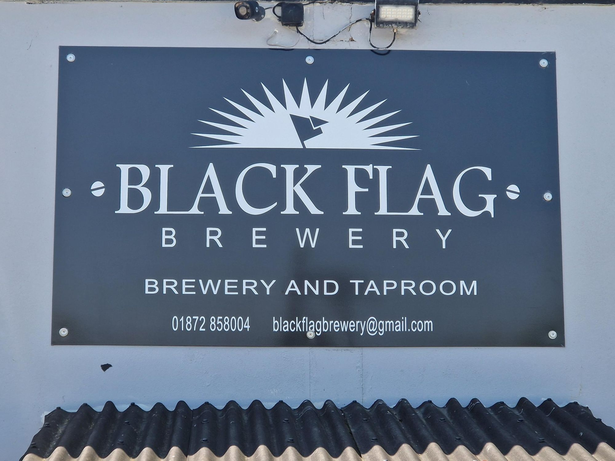 Black Flag, Perranporth (Photo: Pete Horn 16/06/2025). (Sign). Published on 24-09-2025