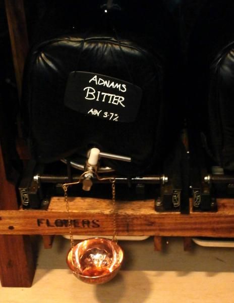 Queen's Head, Newton: stillage. (Pub, Bar, Key). Published on 05-04-2016