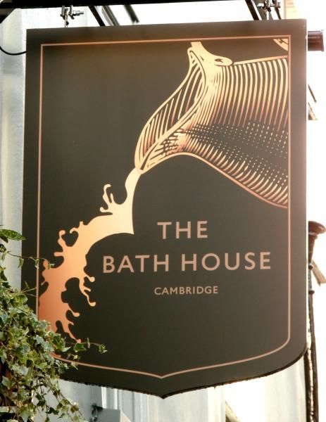 Bath House, new sign (Oct 2015). (Pub, External, Sign). Published on 30-10-2015
