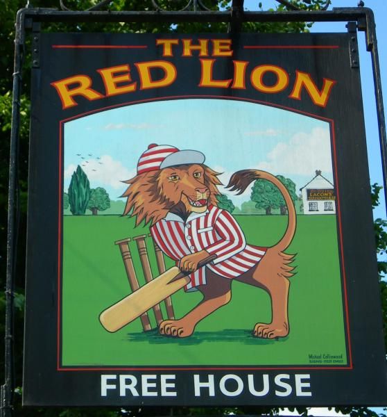 Red Lion, Histon; signboard. (Pub, Sign, Key). Published on 21-04-2015
