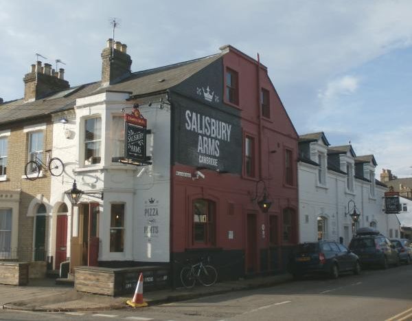 Salisbury Arms, Cambridge. (Pub, External, Key). Published on 28-12-2015