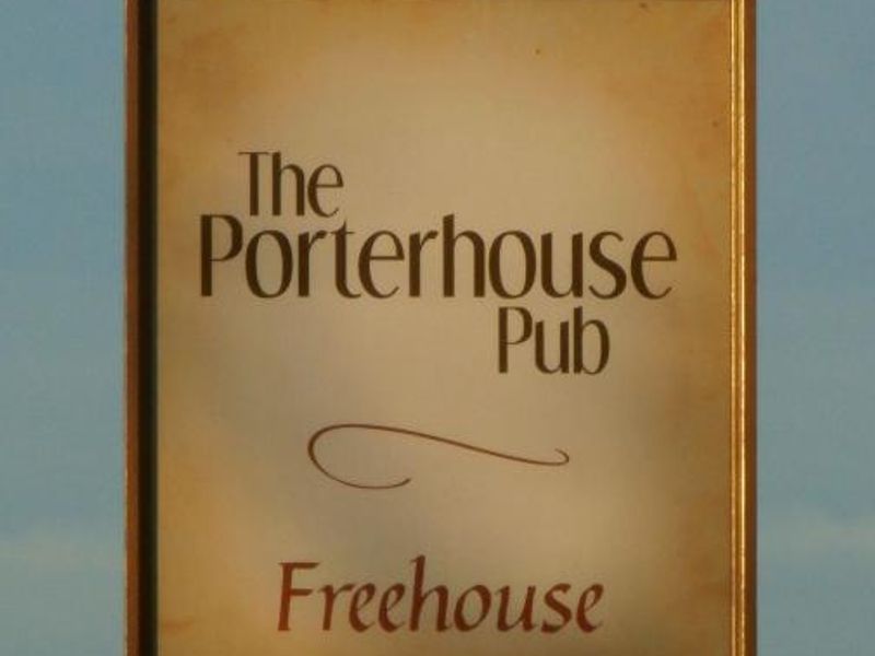 Porterhouse, Willingham, sign. (Pub, External, Sign). Published on 09-03-2015