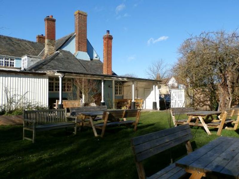 Tickell Arms, garden. (Pub, External). Published on 11-03-2014