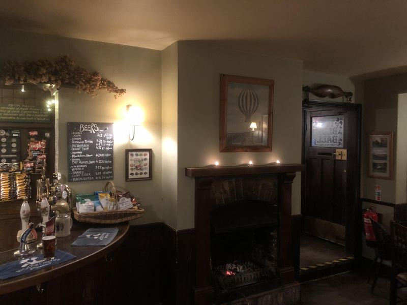 Pub fireplace. January 2023. Published on 02-02-2023