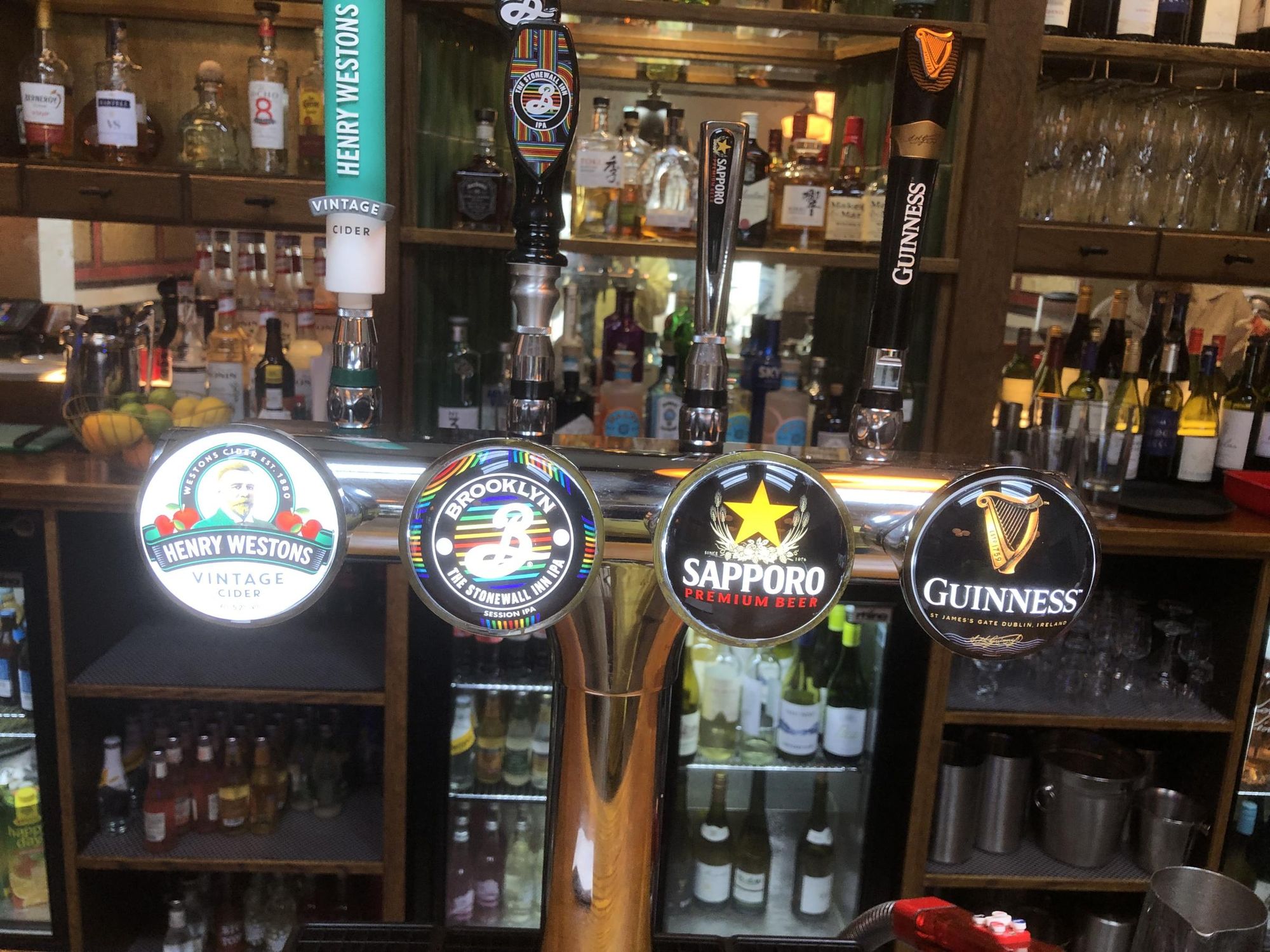 Keg taps. March 2026. (Bar). Published on 29-04-2026