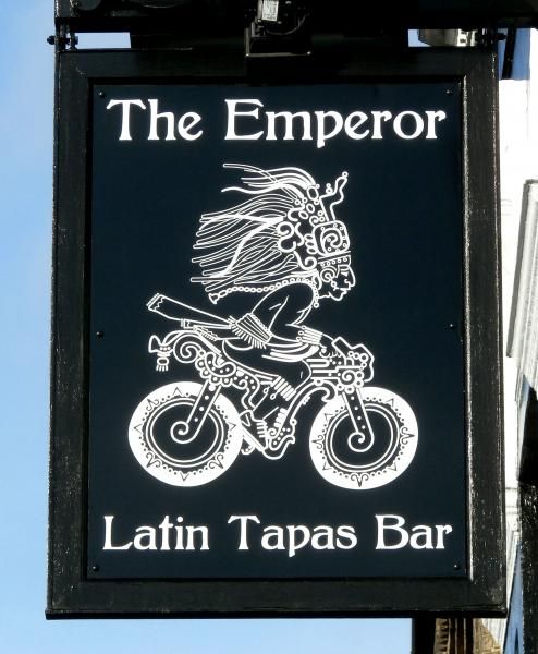 Emperor, Cambridge. New sign Dec 2015. (Pub, Sign, Key). Published on 16-12-2015