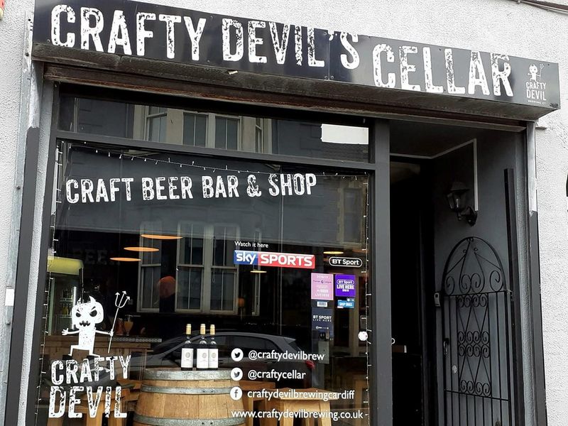 Crafty Devil Cellar Bar & Shop (Photo: David Bayliss 27/04/2023). (Pub, External, Key). Published on 01-06-2023 