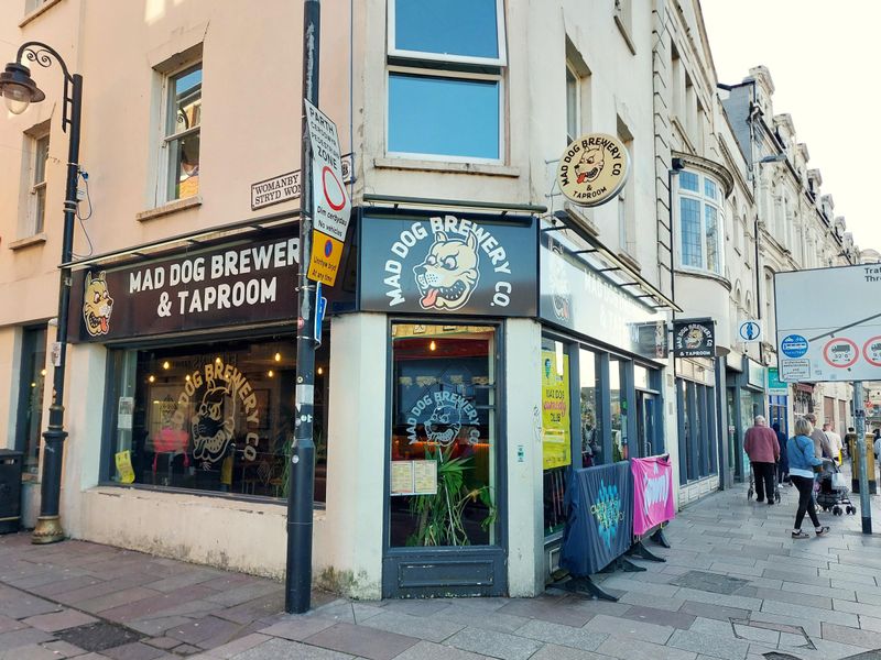 Mad Dog Brewing, Cardiff (Photo: Quinten Taylor - 19/10/2024). (Pub, External, Key). Published on 06-01-2025