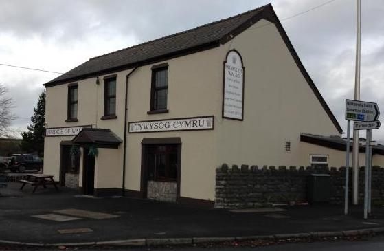 Prince of Wales, Porthyrhyd. (External, Key). Published on 08-12-2013