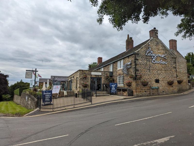 Exterior of The Peacock (June 2024). (Pub, Brewery, External, Garden, Sign, Key). Published on 14-06-2024