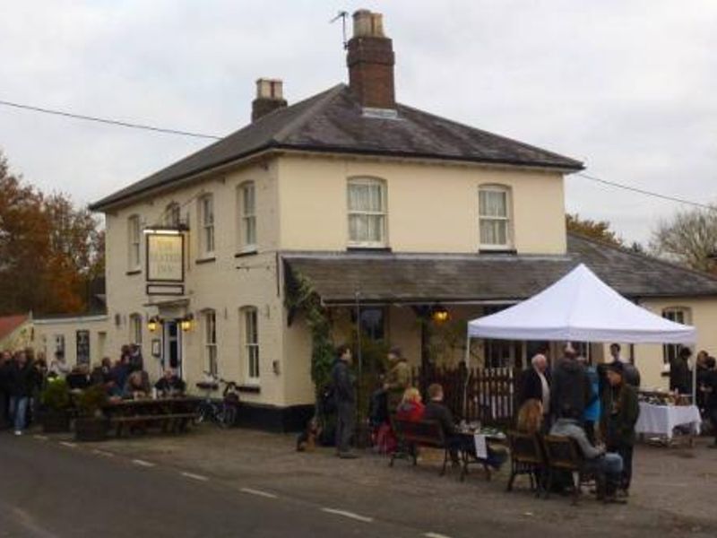 During the Ballards Brewery Charity Walk. (Pub, Festival, External, Sign, Customers). Published on 02-12-2013