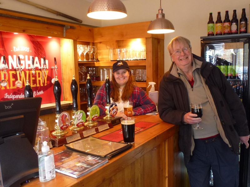 Interior With Bar & (Suspicious-Looking) Customer. (Pub, Bar, Publican, Customers, Key). Published on 11-02-2022