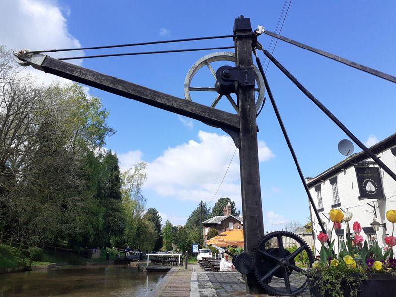 Ex GWR crane from (closed) Audlem Station goods yard.. (External). Published on 04-05-2024 