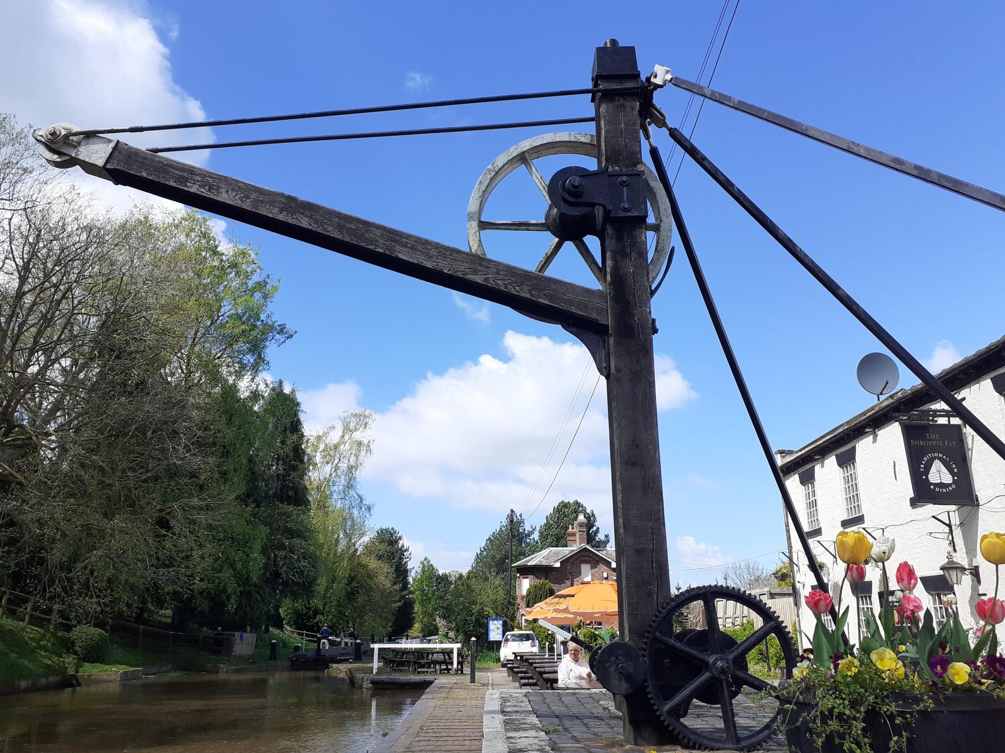 Ex GWR crane from (closed) Audlem Station goods yard.. (External). Published on 04-05-2024
