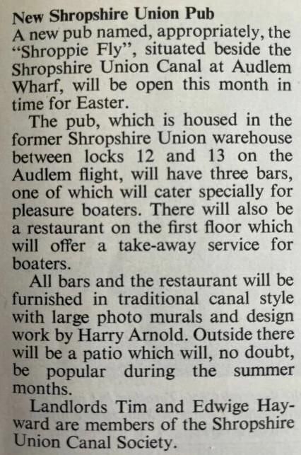 1975 article for pub opening. Published on 21-04-2025
