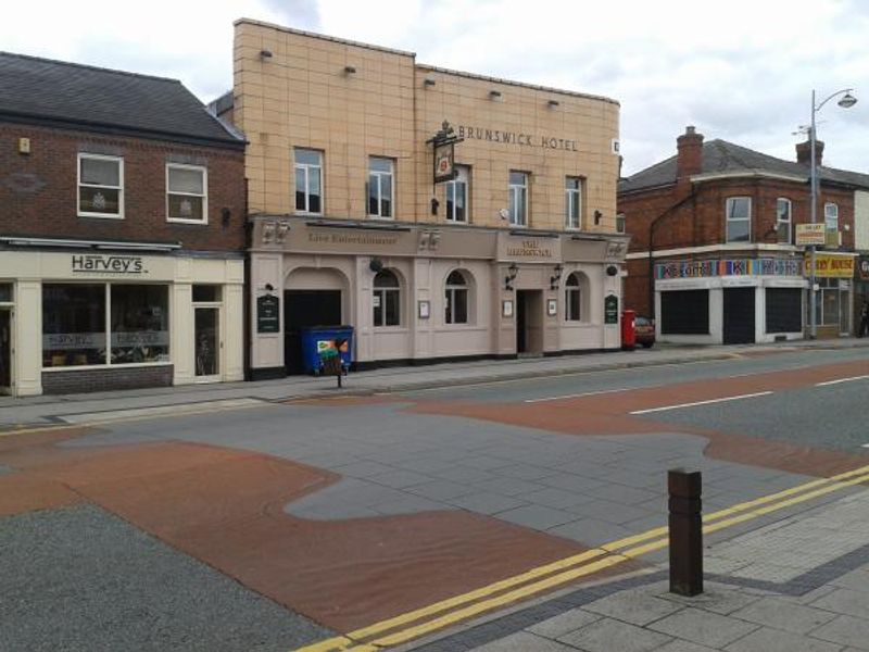 Brunswick, Crewe.. (Pub, External, Key). Published on 23-09-2013 