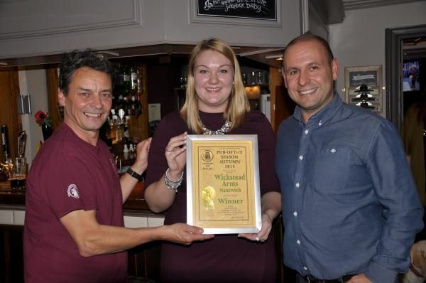 Autumn Pub 2015 CAMRA South Cheshire Branch. (Award). Published on 10-11-2015