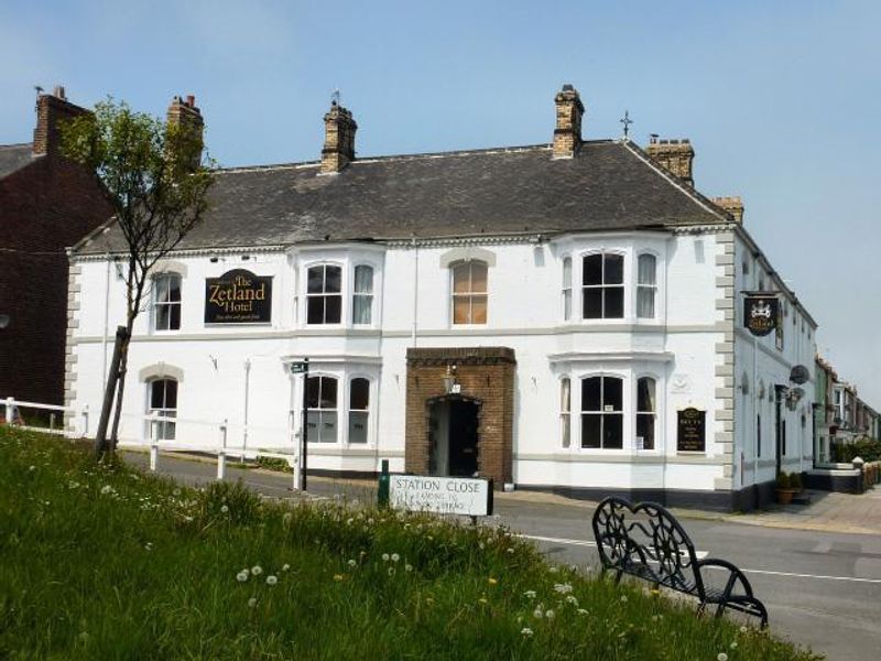 Zetland Hotel at Marske-by-the-Sea. (Pub, External, Key). Published on 01-01-1970 