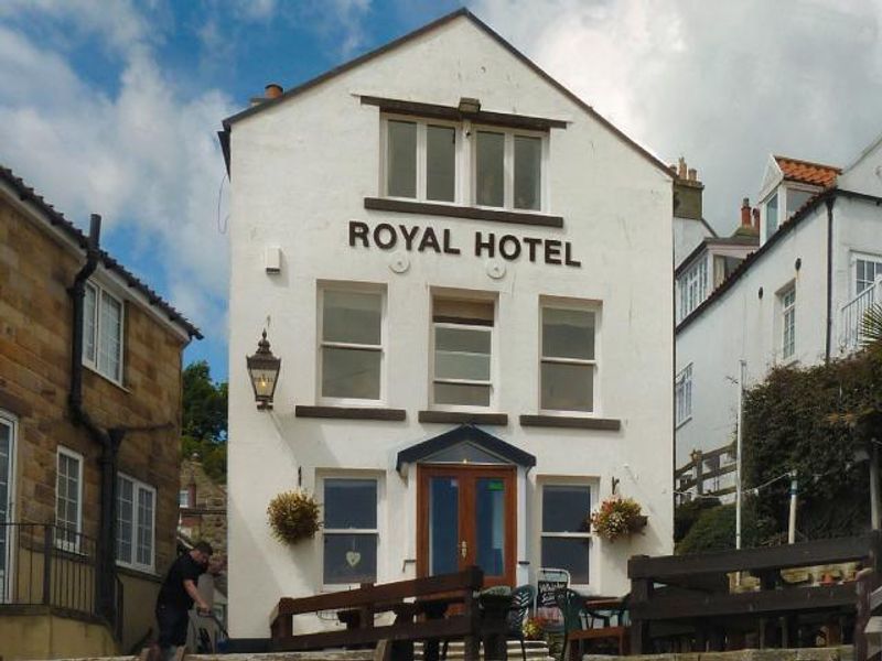 Royal Hotel at Runswick Bay. (Pub, External, Key). Published on 01-01-1970