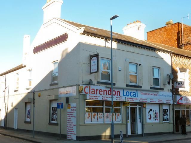 Clarendon at Stockton-on-Tees. (Pub, External, Key). Published on 01-01-1970