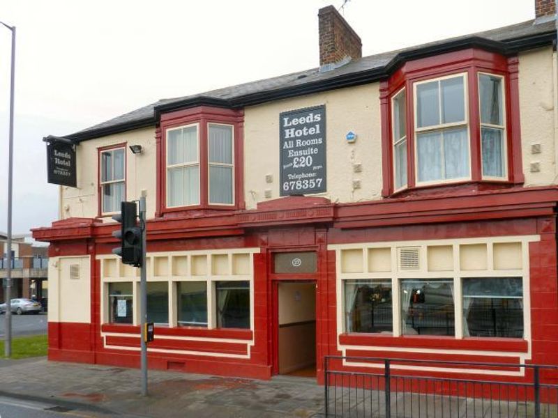 Leeds Hotel at Stockton-on-Tees. (Pub, External, Key). Published on 01-01-1970 