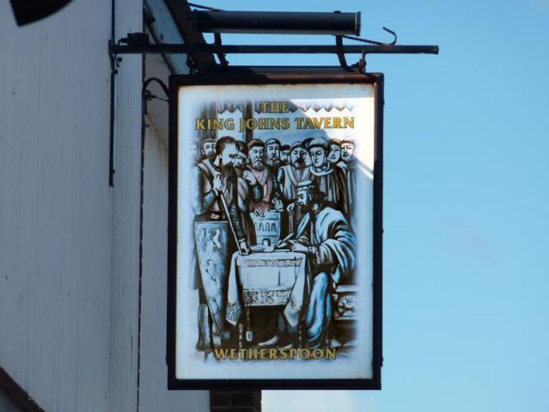 King John's Tavern at Hartlepool. (Pub, Sign, Key). Published on 01-01-1970 