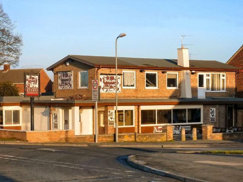 Balcony Hotel at Stockton-on-Tees. (Pub, External, Key). Published on 01-01-1970
