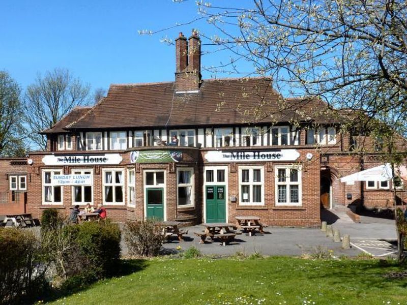 Mile House at Stockton-on-Tees. (Pub, External, Key). Published on 01-01-1970