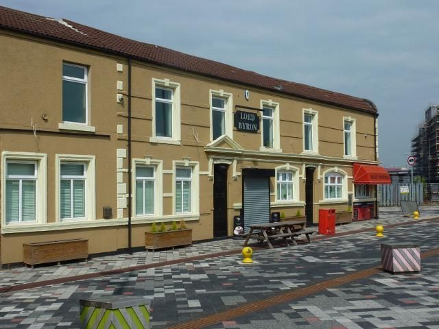 Lord Byron at Middlesbrough. (Pub, External, Key). Published on 01-01-1970