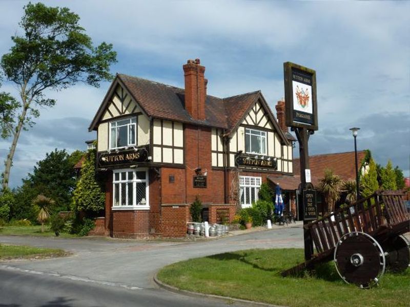 Sutton Arms at Elton. (Pub, External, Key). Published on 01-01-1970