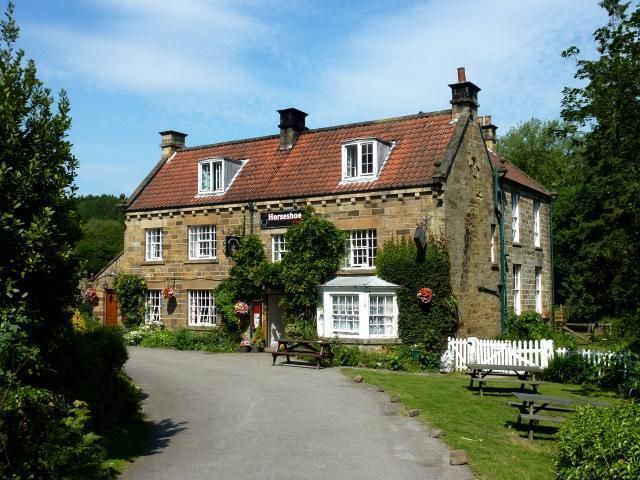 Horseshoe Hotel at Egton Bridge. (Pub, External, Key). Published on 01-01-1970