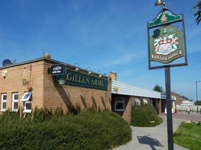 Gillen Arms at Hartlepool. (Pub, External, Key). Published on 01-01-1970