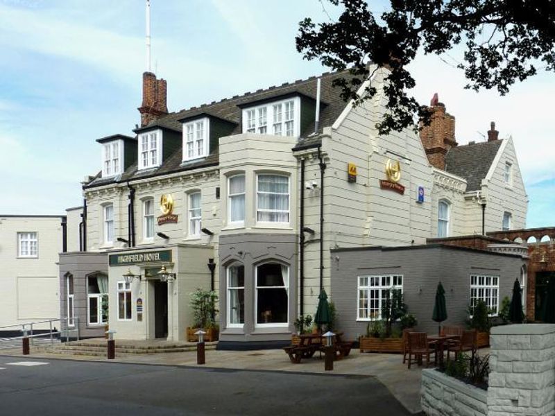 Highfield Hotel at Middlesbrough. (Pub, External, Key). Published on 01-01-1970 