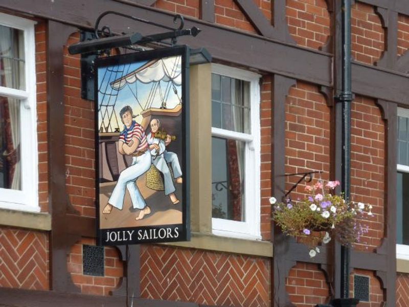 Jolly Sailors at Whitby. (Pub, Sign, Key). Published on 01-01-1970