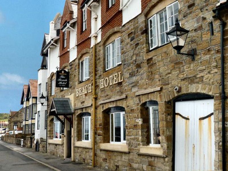 Beach Hotel at Sandsend. (Pub, External, Key). Published on 01-01-1970