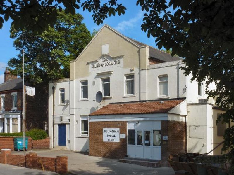 Billingham Social Club at Billingham. (Pub, External, Key). Published on 01-01-1970