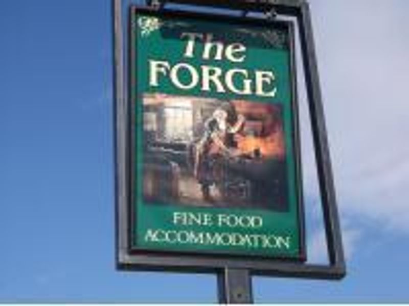 Pub sign for Forge, Aislaby. (Pub, Sign, Key). Published on 01-01-1970