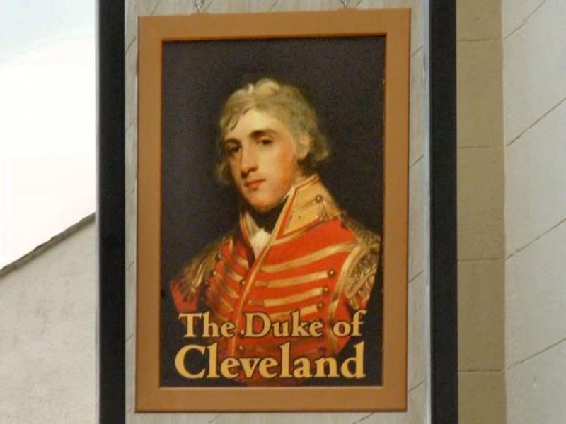 Duke of Cleveland. (Pub, Sign). Published on 01-01-1970