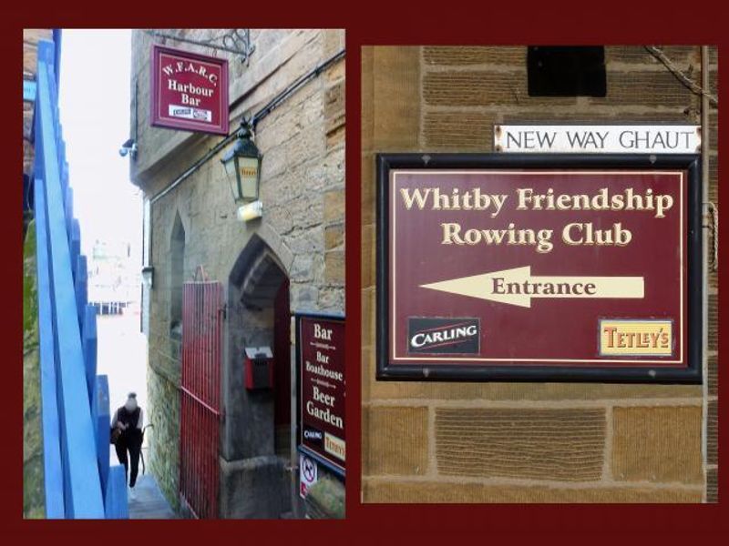 Whitby Friendship Amateur Rowing Club at Whitby. (Pub, Sign). Published on 01-01-1970