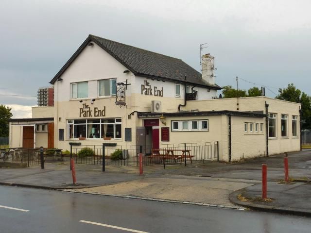 Park End at Middlesbrough. (Pub, External, Key). Published on 01-01-1970
