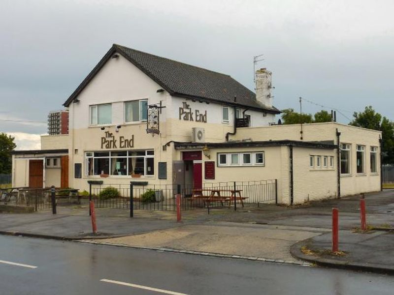 Park End at Middlesbrough. (Pub, External, Key). Published on 01-01-1970