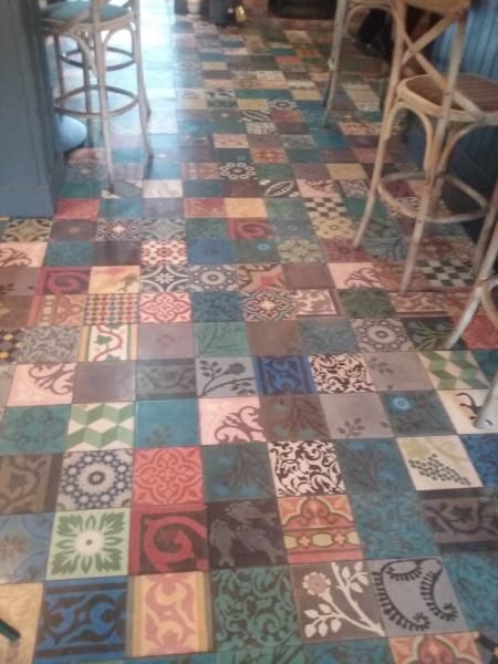 Tiled floor. Published on 23-11-2015