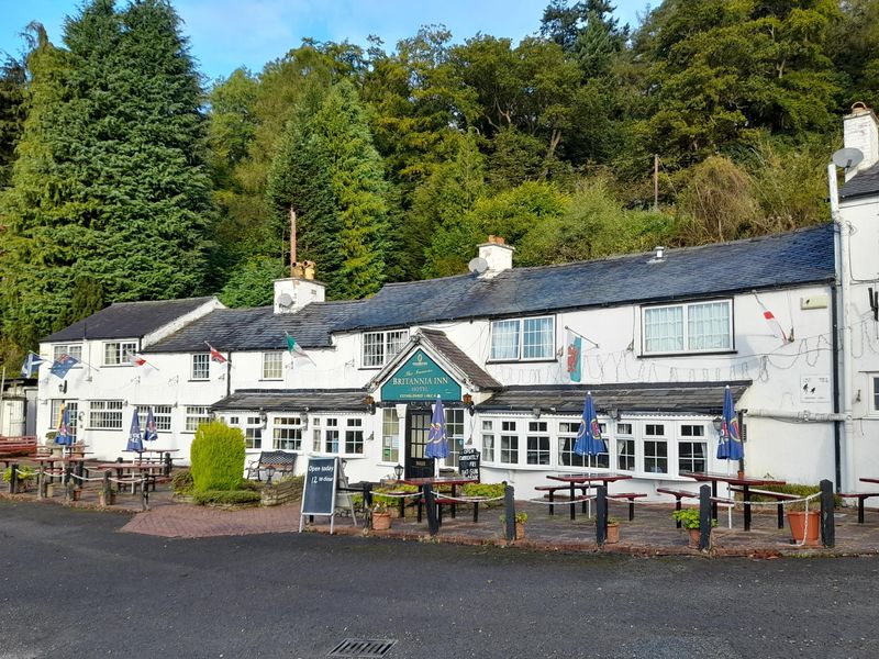 Britannia Inn - Front. (Pub, External, Key). Published on 03-06-2025