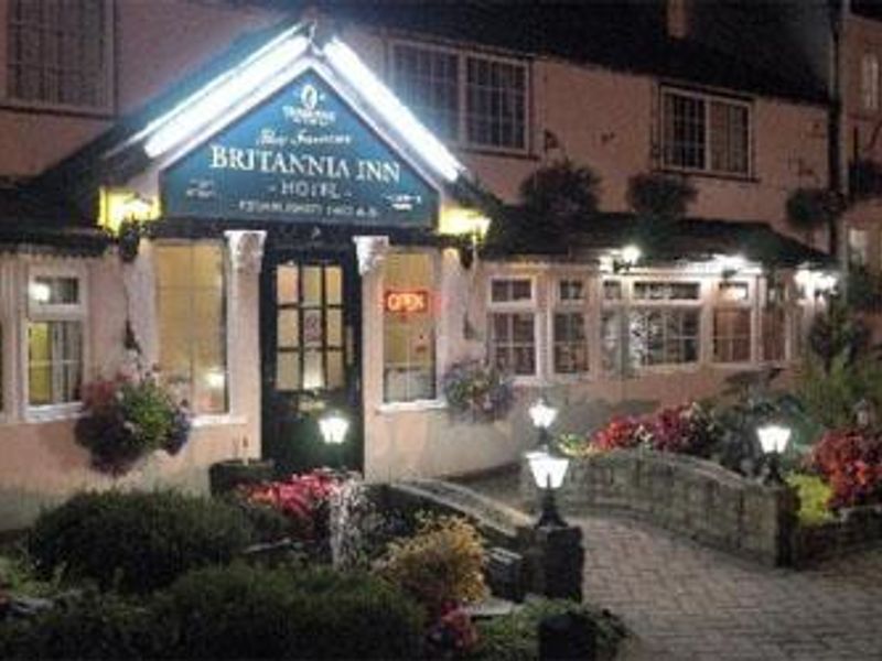 Britannia Inn at night. (Pub, External). Published on 02-09-2013 